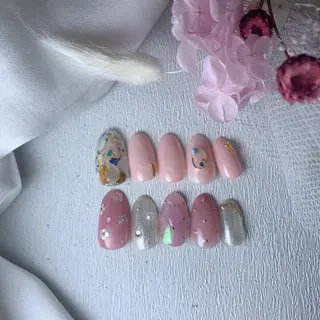 ロング カラー パーマ ヘアアレンジ メンズ キッズ ネイル マツエク・マツパ yuri kaのネイルデザイン