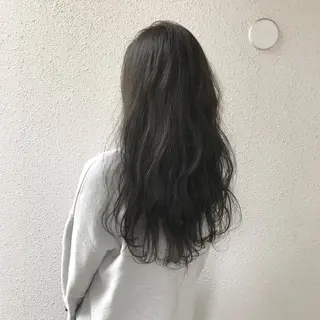 ロング カラー インナーカラー/天神 ブリーチ/吉田のヘアスタイル