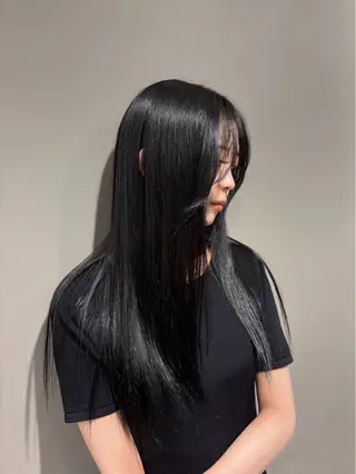 ロング カラー 🫧うる艶ハイトーン 🫧💘サヤ💘のヘアスタイル