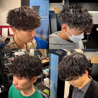 ショート メンズ ツイスパ/メンズ パーマ/歩夢のヘアスタイル