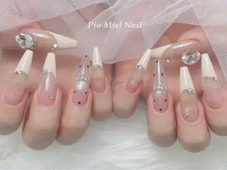 ネイル HANA 長さだしのネイルデザイン