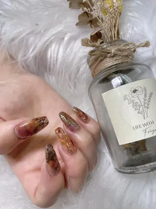 ネイル 🦋ネイルサロン ブラン🌈ゆりのネイルデザイン