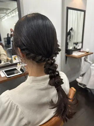 ヘアアレンジ 名駅/艶カラー/原田 永遠のヘアスタイル