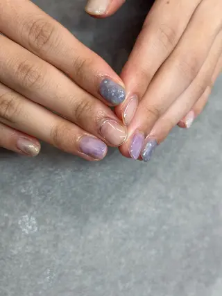 ネイル kiii.__ ✴︎*のネイルデザイン