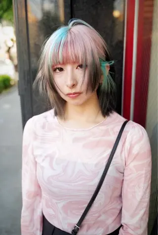 カラー 原宿/ハイトーン ⭐︎airi⭐︎のヘアスタイル