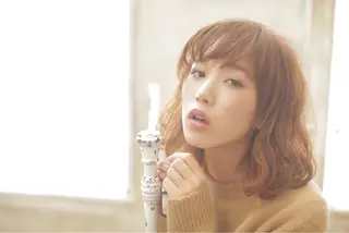 ミディアム 髪質改善＆韓国風 RINAのヘアスタイル