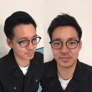 ショート メンズ ヘアメ/着付け 清水玲歌のヘアスタイル