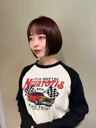 ショート カラー opus 店長大和 レイヤー/赤み消しのヘアスタイル