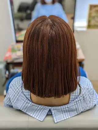 ミディアム カラー Kokeshi/美髪 /脱毛/ヘッドスパのヘアスタイル