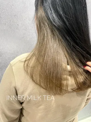 セミロング カラー clomus所属・YUKA 🍒ツヤ髪改善のヘアスタイル