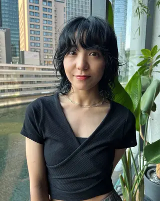 ミディアム ハッシュカット カシマハヤトのヘアスタイル