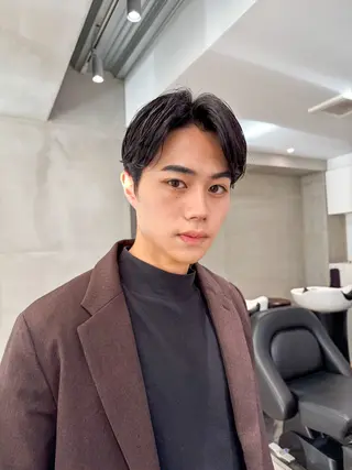 メンズ 山中 束真のヘアスタイル