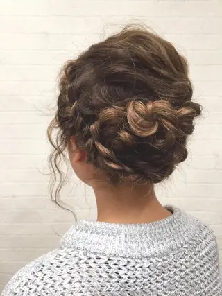ヘアアレンジ やまだ まいのヘアスタイル