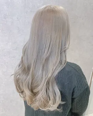 ロング カラー shiho/名駅💎 ケアカラー/ブリーチのヘアスタイル