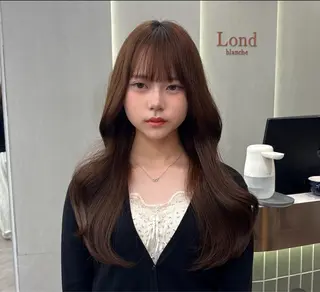 ロング 韓国ヘア/ ミラノのヘアスタイル