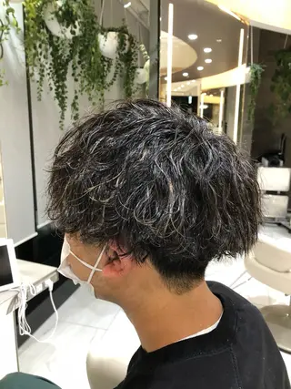 パーマ メンズ メンズ特化ニュアンス パーマ RYOのヘアスタイル