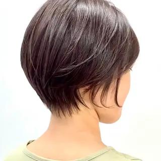 ショート カラー 野田あやの ショート/ボブのヘアスタイル