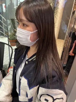 カラー 韓国ヘア🦋 MIYUのヘアスタイル