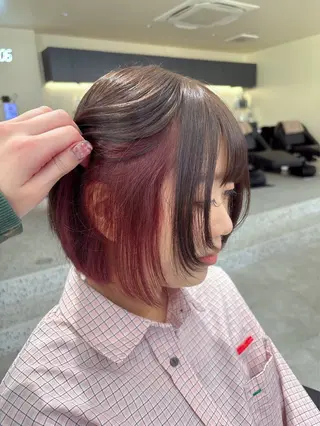 カラー Wカラー/暖色/べ ージュりく©︎🐝のヘアスタイル