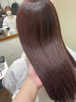 セミロング カラー hair studio PEACE所属・寺本 早希のヘアスタイル