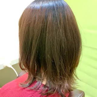 ミディアム ヘアアレンジ ショート×カラー 🦊堀米早紀【荻窪】のヘアスタイル