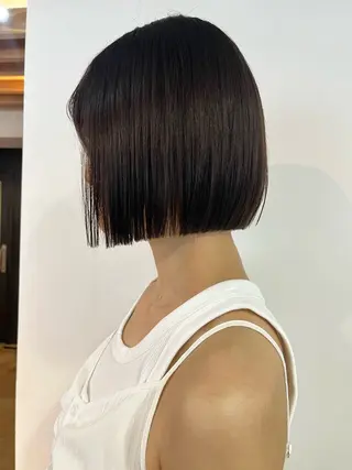 ショート ボブ×縮毛矯正 ryotaのヘアスタイル