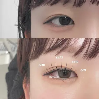 マツエク・マツパ 𝑹 eyelashのマツエク・マツパデザイン