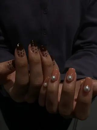 ネイル GO TODAY 吉祥寺Glint所属・うの 韓国ﾈｲﾙ໒꒱⋆⭒˚のネイルデザイン