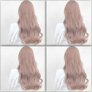 ロング カラー ダブルカラー 韓国ヘアKYONのヘアスタイル