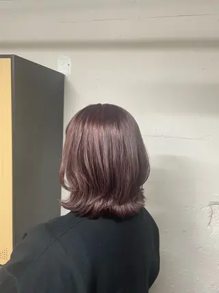 ミディアム tokute 中野真咲🐺のヘアスタイル