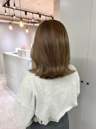 ミディアム 似合わせcut/艶 color🫧ひかりのヘアスタイル