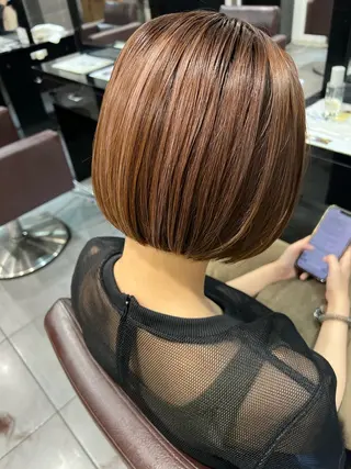 ショート レイヤー/似合わせ /もえ🍊のヘアスタイル