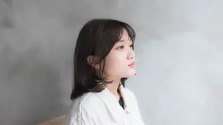 ミディアム カラー 馬場 菜乃夏のヘアスタイル