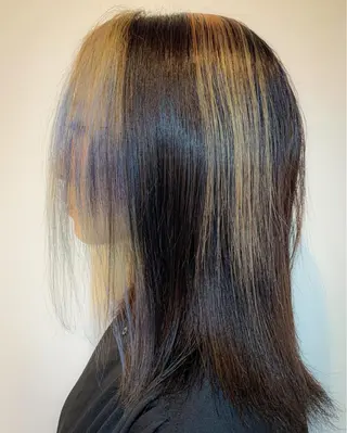 セミロング 佐藤 純生のヘアスタイル