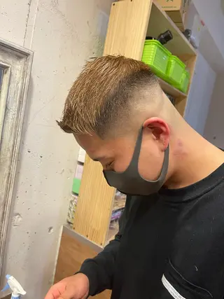 ショート カラー メンズ ハヤシカズキ/カラー ✂/メンズパーマのヘアスタイル