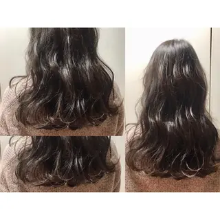 ロング カラー 🫧透け感⋆艶髪💎 山口アヤカのヘアスタイル