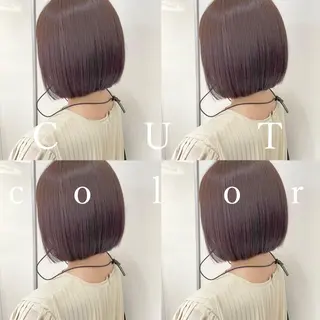 ミディアム カラー コテ巻き風パーマ✨ 韓国ヘア🤎近下菜央のヘアスタイル