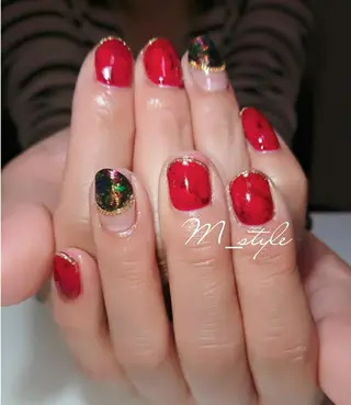 ネイル 下妻市ﾈｲﾙｻﾛﾝ M_styleのネイルデザイン