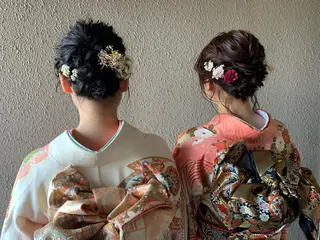 ミディアム ヘアアレンジ chouette/ 根本優希のヘアスタイル