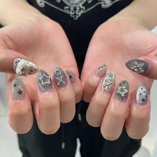 ネイル GO TODAY 吉祥寺Glint所属・うの 韓国ﾈｲﾙ໒꒱⋆⭒˚のネイルデザイン