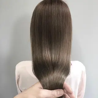 セミロング 透明感ハイトーン☆ 今津 佑太のヘアスタイル