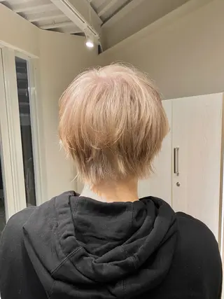 カラー メンズ ハイトーン×似合わせ 🌱中川慎之介のヘアスタイル