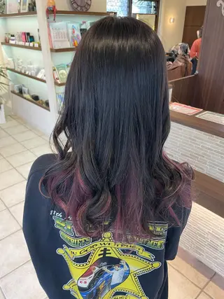 ロング 韓国風ヘア♡ runaのヘアスタイル