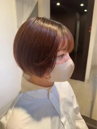 ショート 髪質改善&ストレート ‪✂︎‬鈴木青樹のヘアスタイル