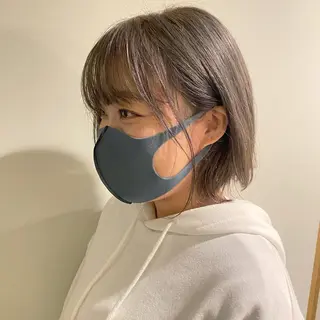 ショート カラー 美髪ストレート 川本雄己のヘアスタイル