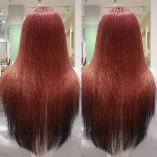 ロング カラー est calla(エストカラー)浦和美園所属・あさみ ／スパニスト・アシのヘアスタイル