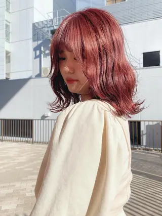 ショート カラー ヘアアレンジ 【代表】 たき〜のヘアスタイル