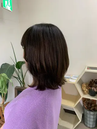 ミディアム 透明感カラー wacoのヘアスタイル