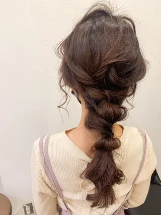 ロング ヘアアレンジ SHANTi 飯塚 ヘアセット/髪質改善のヘアスタイル