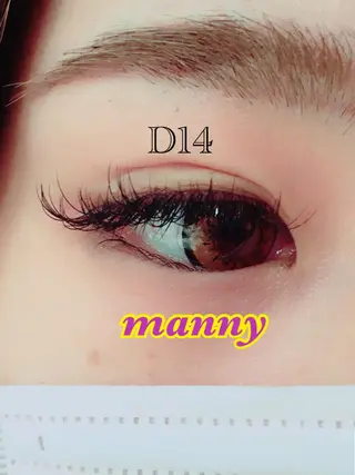マツエク・マツパ manny eyelashのマツエク・マツパデザイン